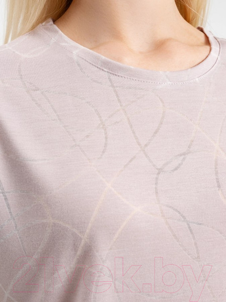 Изображение товара Футболка Mark Formelle 302637 (р.164/170-88-94, линии на бежевом)