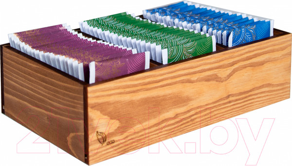 Изображение товара Органайзер для чайных пакетиков Yulisa AG-00066 (коричневый)