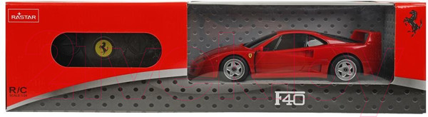 Изображение товара Радиоуправляемая игрушка Rastar Ferrari F40 / 78800-RASTAR (красный)