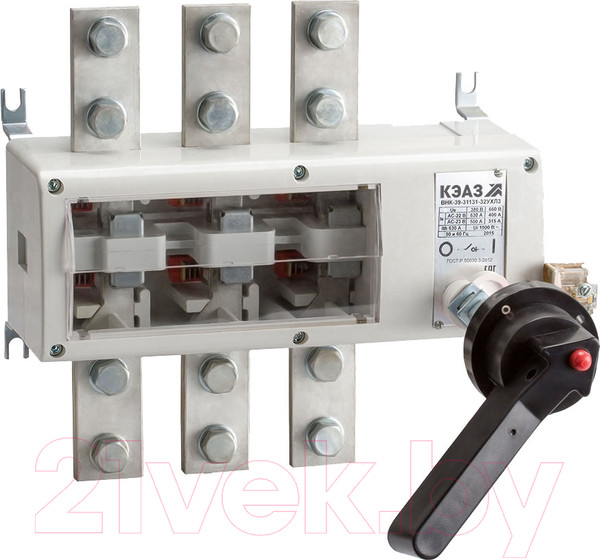 Изображение товара Выключатель нагрузки КЭАЗ ВНК-39-31131-630А-IP32-УХЛ3 / 120143