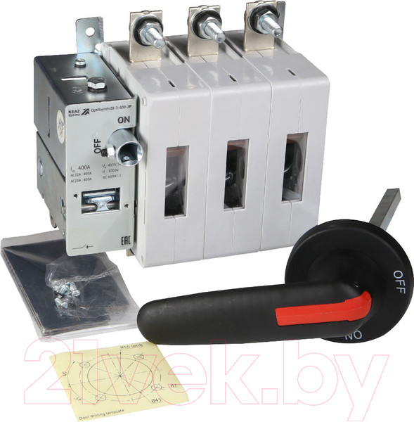 Изображение товара Выключатель нагрузки КЭАЗ OptiSwitch DI-C3-400-3P / 275553