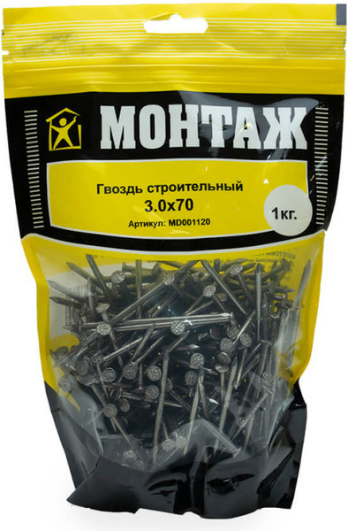 Изображение товара Гвоздь строительный Монтаж MD001120