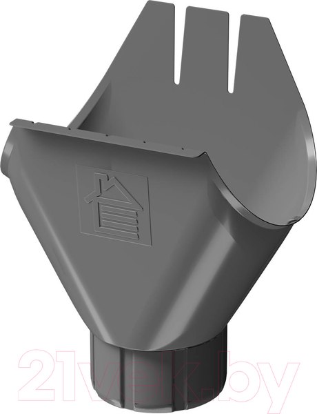 Изображение товара Воронка водосточная Docke Stal Premium 125/90 PVPV-1086 (графит 7024)
