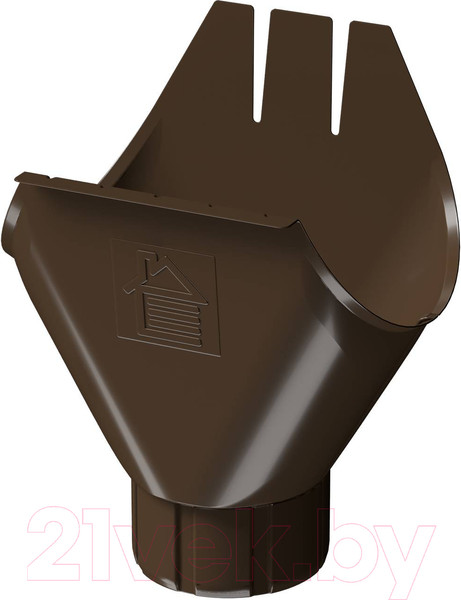 Изображение товара Воронка водосточная Docke Stal Premium 125/90 PVPV-1004 (каштан 8017)