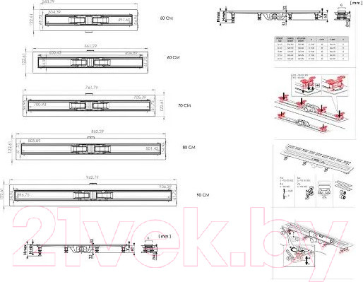 Изображение товара Трап для душа Koller Pool Standart Plus / STAC0800IN