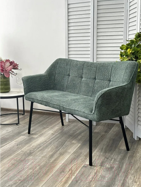 Изображение товара Скамья кухонная мягкая M-City Bergamo / 624M05233 (UF998-11 малахит)