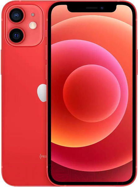 Изображение товара Смартфон восстановленный Apple iPhone 12 mini 256GB Flip Грейд B (красный)