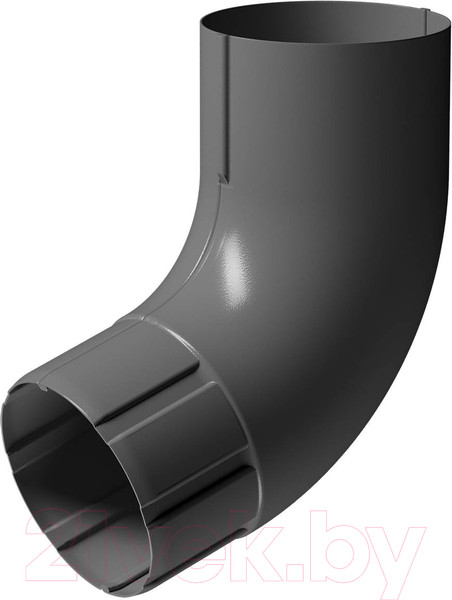 Изображение товара Колено трубы водосточной Docke Stal Premium 72 градуса D90 PVPB-1086 (графит 7024)