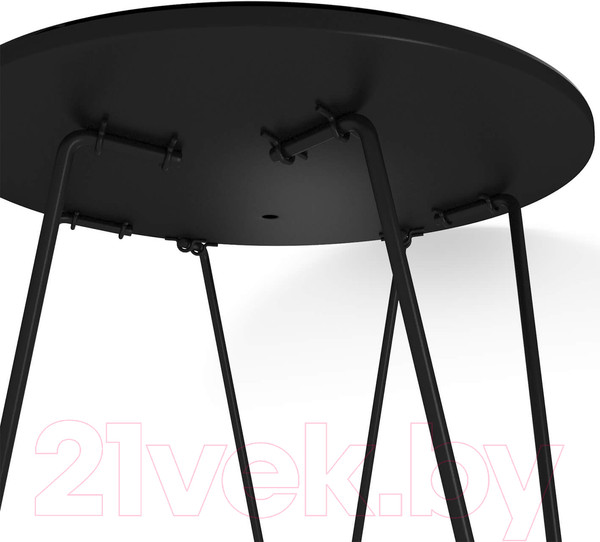 Изображение товара Журнальный столик Sheffilton SHT-CT27 (малахитово-зеленый/черный муар)