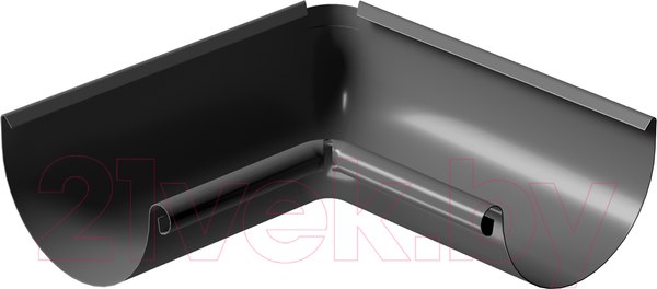 Изображение товара Угол желоба Docke Stal Premium внутренний 90 градусов D125 PVPU-1086 (графит 7024)