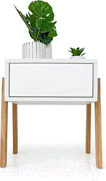 Изображение товара Прикроватная тумба Crafto Мунк 01 44x40x50 (белый)