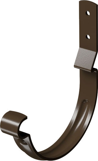 Изображение товара Кронштейн желоба Docke Stal Premium короткий D125 PVKK-1004 (каштан 8017)