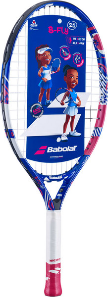 Изображение товара Теннисная ракетка Babolat B'FLY 21 Gr000 5-7лет / 140485 (фиолетовый/розовый)