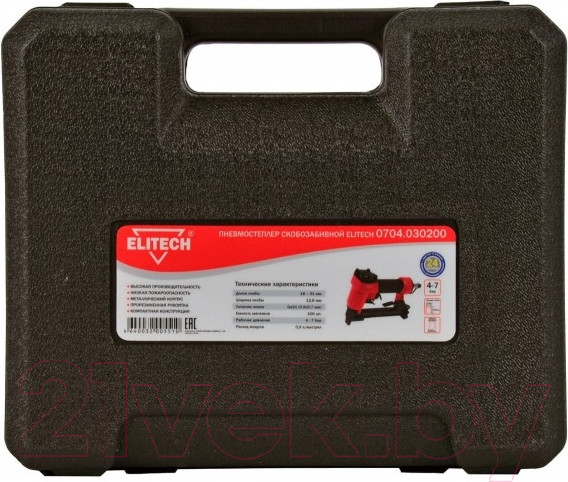Изображение товара Пневматический степлер Elitech 0704.030200