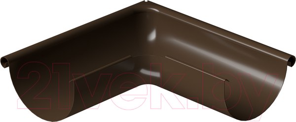 Изображение товара Угол желоба Docke Stal Premium внешний 90 градусов D125 PVPE-1004 (каштан 8017)