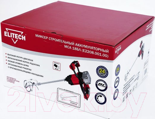 Изображение товара Дрель-миксер Elitech МСА 18БЛ (Е2208.001.00)