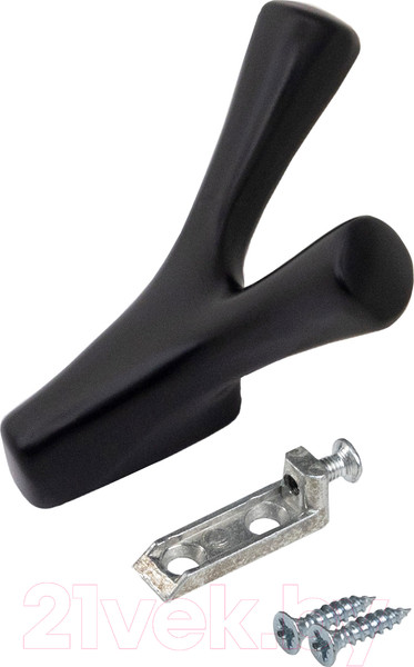 Изображение товара Крючок для одежды AKS Omega (черный матовый)