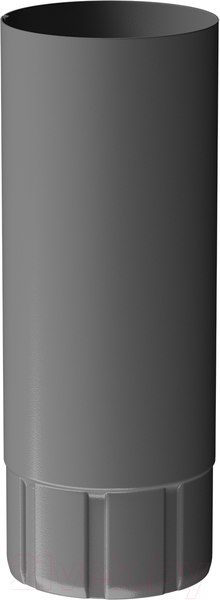 Изображение товара Труба водосточная Docke Stal Premium D90 PVTK-1086 (1м, графит 7024)