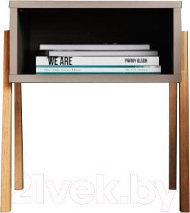 Изображение товара Прикроватная тумба Crafto Руби 03 44x40x50 (латте)