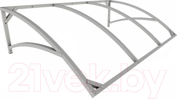 Изображение товара Каркас козырька ИМпласт Скат Цинк 1600х900