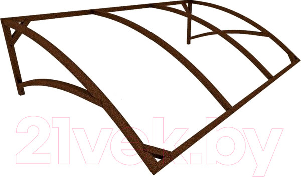 Изображение товара Каркас козырька ИМпласт Скат Полимер 1400х900