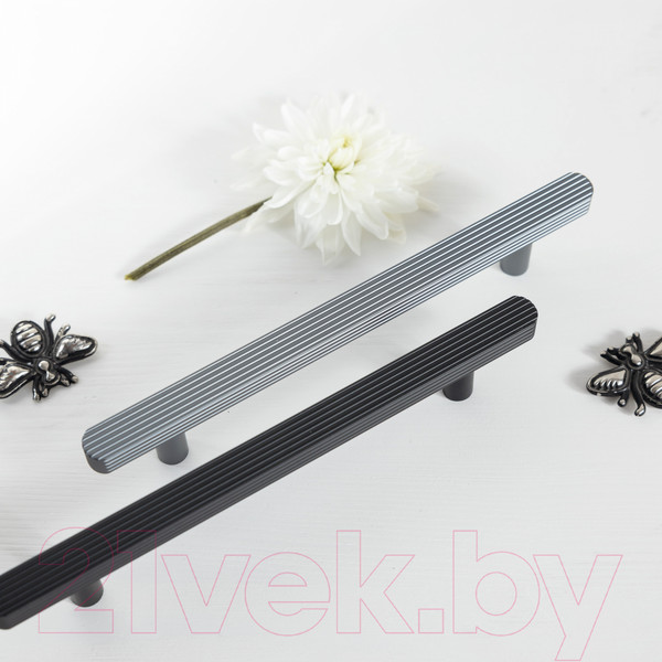 Изображение товара Ручка для мебели AKS Game-128 (черный матовый)