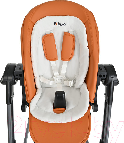 Изображение товара Стульчик для кормления Pituso Triola 3 в 1 / SG116 (Black Frame/Orange)