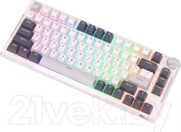 Изображение товара Клавиатура Royal Kludge RK-H81 RGB (белый, Cyan Switch)