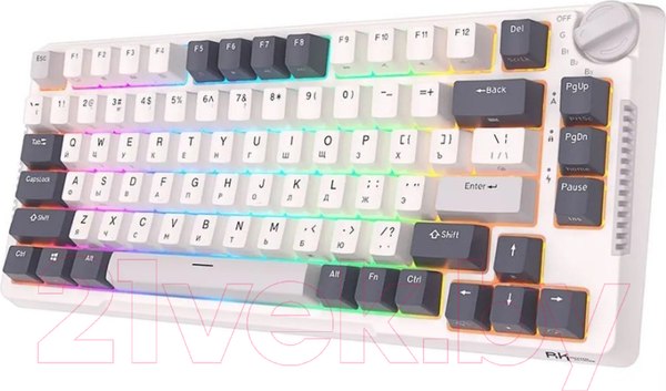 Изображение товара Клавиатура Royal Kludge RK-H81 RGB (белый, Cyan Switch)