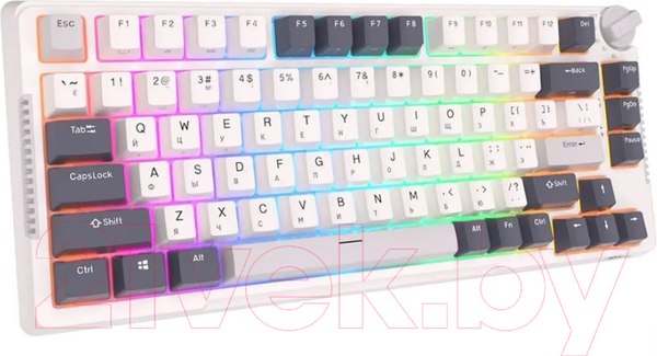 Изображение товара Клавиатура Royal Kludge RK-H81 RGB (белый, Cyan Switch)
