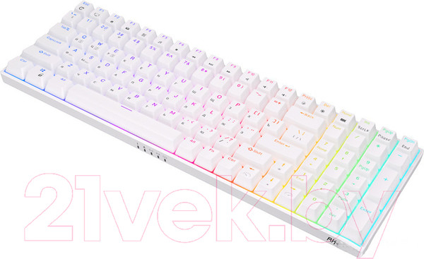 Изображение товара Клавиатура Royal Kludge RK100 RGB (белый, Red Switch)