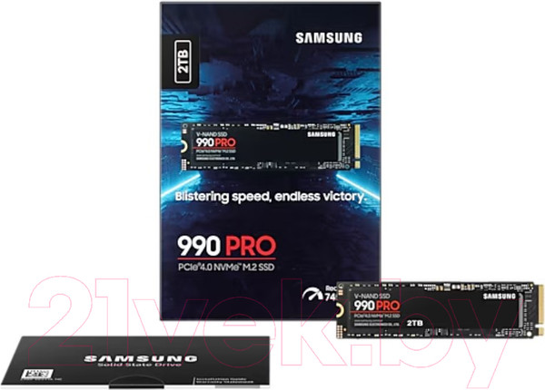 Изображение товара SSD диск Samsung 990 Pro 2TB (MZ-V9P2T0BW)