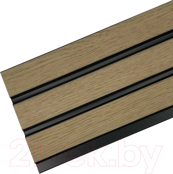 Изображение товара Реечная панель Grace ПВХ 3D RAIL Клен (2700х120х10мм)