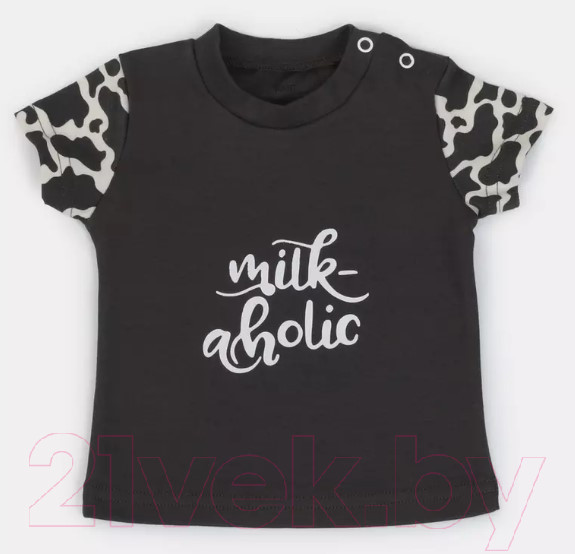 Изображение товара Комплект одежды для малышей Rant Milk-Aholic со штанишками / 2-81 (Graphite, р.62)