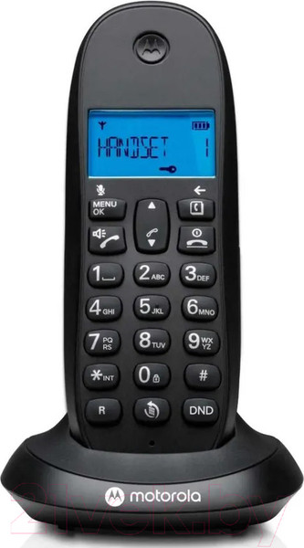 Изображение товара Беспроводной телефон Motorola C1001CB+ (черный)