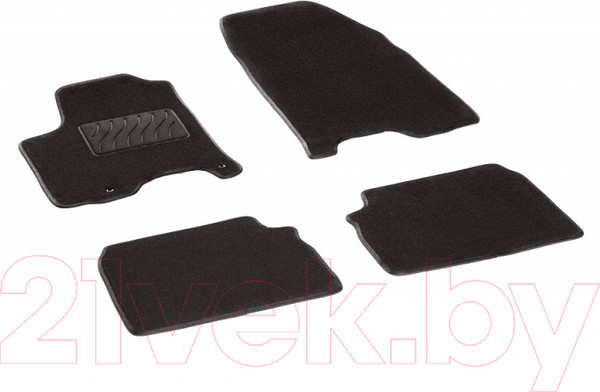 Изображение товара Комплект ковриков для авто Seintex 82260 (черный)