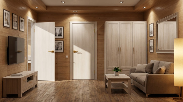 Изображение товара Дверной блок Юни Стандарт-01 комплект 90x200 (дуб беленый)