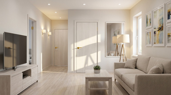 Изображение товара Дверной блок Юни Стандарт-01 комплект 90x200 (дуб беленый)