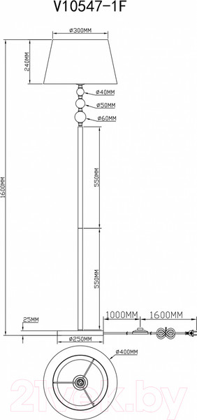 Изображение товара Торшер Moderli Feels / V10547-1F