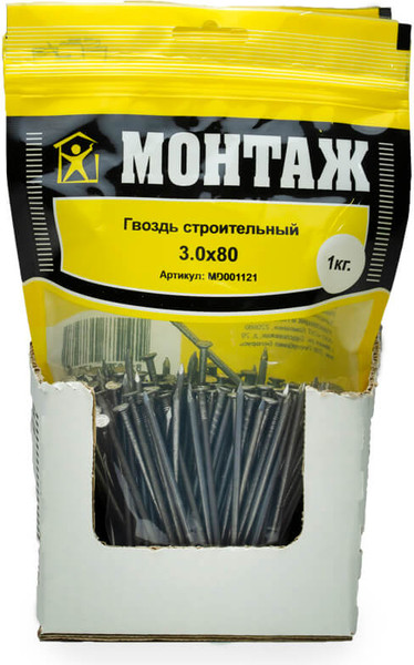 Изображение товара Гвоздь строительный Монтаж MD001121