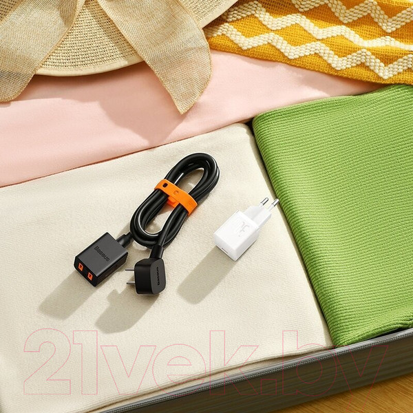Изображение товара Адаптер питания сетевой Baseus GaN5 Fast Charger Mini 1C 30W EU / CCGN070502 (белый)