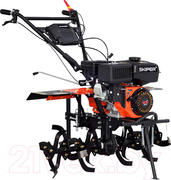 Изображение товара Мотокультиватор бензиновый Skiper SP-860S (8л.с., без ВОМ, пон.передача, 3+1, большой бак и глушитель, без колес)