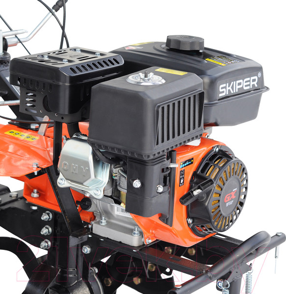 Изображение товара Мотокультиватор бензиновый Skiper SP-860S (8л.с., без ВОМ, пон.передача, 3+1, большой бак и глушитель, без колес)