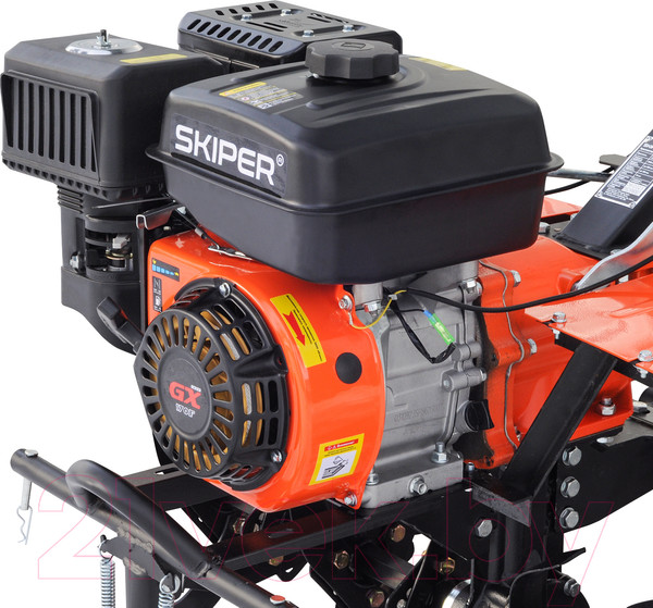 Изображение товара Мотокультиватор бензиновый Skiper SP-860S (8л.с., без ВОМ, пон.передача, 3+1, большой бак и глушитель, без колес)