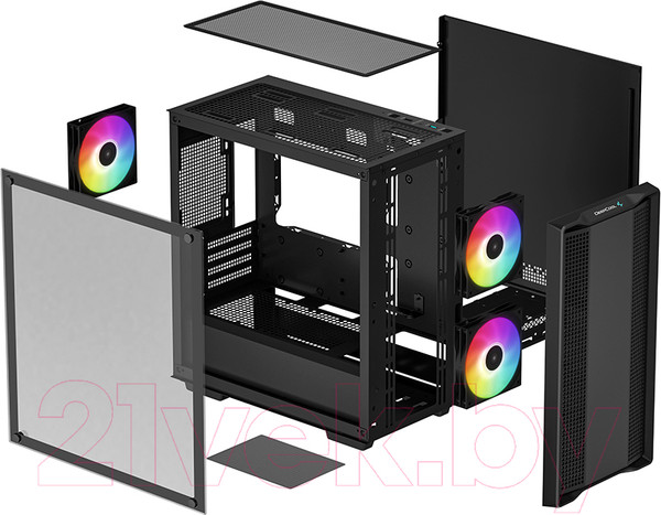 Изображение товара Корпус для компьютера Deepcool CC360 ARGB / R-CC360-BKAPM3-G-1 (без БП)