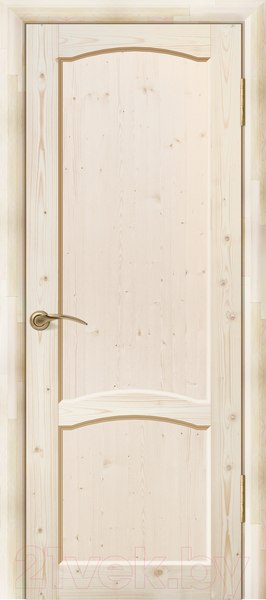 Изображение товара Дверной блок Wood Goods ДГФ-ПА комплект 60x200 (неокрашенный массив хвои)