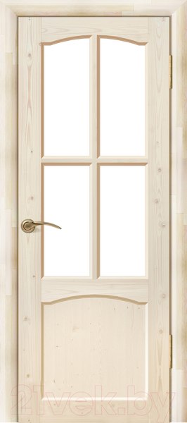Изображение товара Дверной блок Wood Goods ДОФ-АА комплект 80x200 (неокрашенный массив хвои)