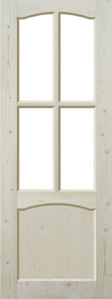 Изображение товара Дверной блок Wood Goods ДОФ-АА комплект 80x200 (неокрашенный массив хвои)