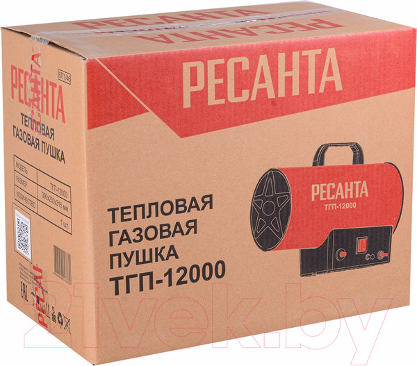 Изображение товара Тепловая пушка газовая Ресанта ТГП-12000 (67/1/46)