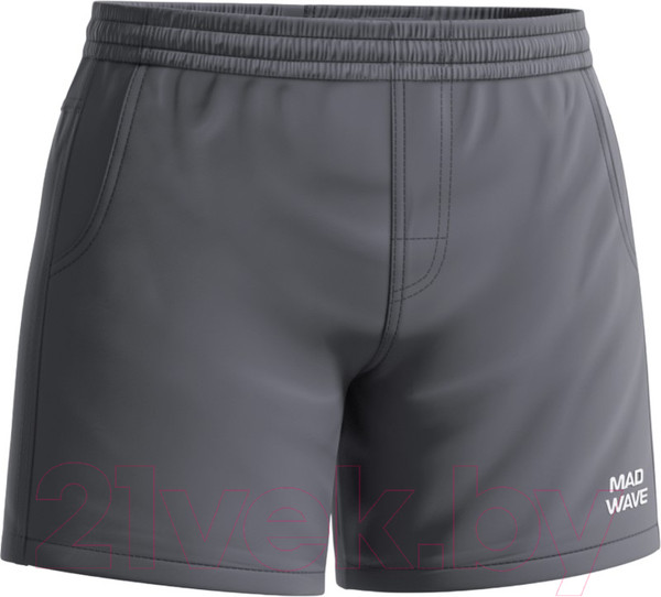 Изображение товара Шорты для плавания Mad Wave Solids II (М, серый)